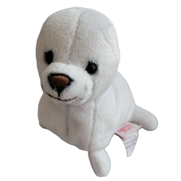 Gund Hawaiian Tropic Freckles Seal 6 inch Plush White Ocean Stuffed Animal 40691 - Picture 1 of 6